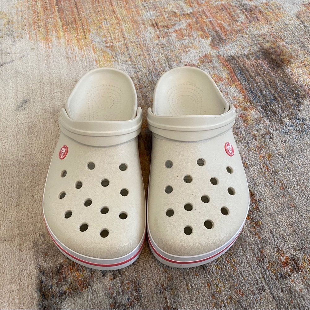 White Crocs